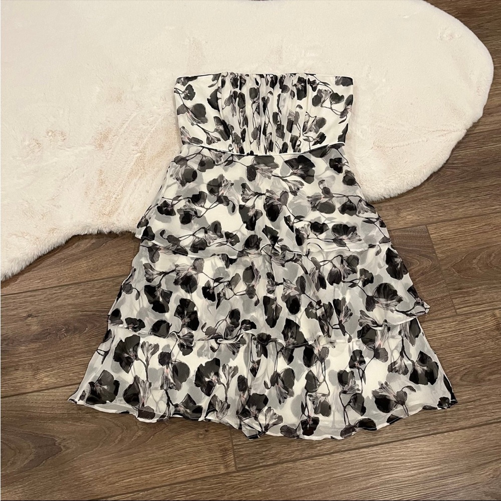 WHBM Strapless Silk Dress Size 0